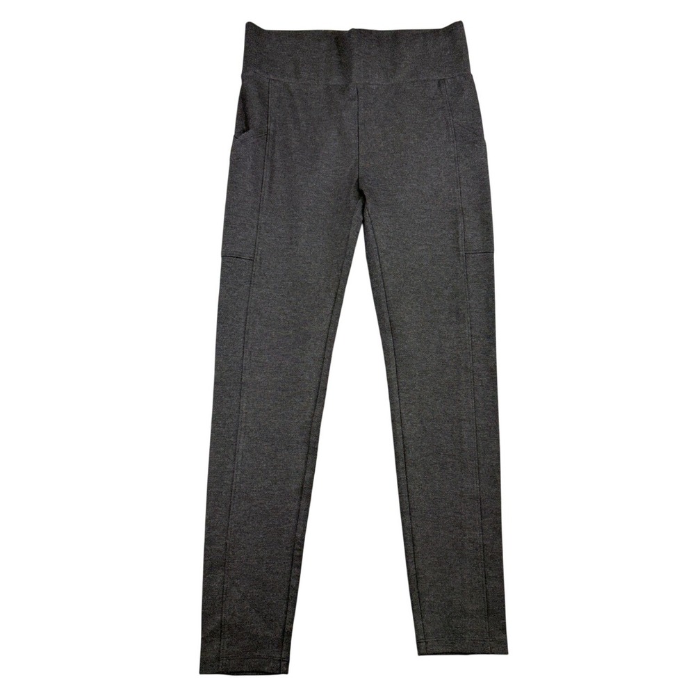 Lou & Grey for LOFT Womens Gray Ponte Leggings High Rise Side Pockets Size M